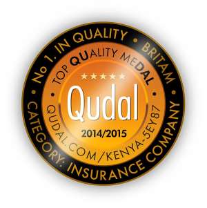 BRITAM Awarded The QUDAL - QUality meDAL,  Named Best  Insurance Company In Kenya