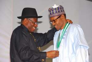 Jonathan and Buhari- Image by Premium Times Nigeria