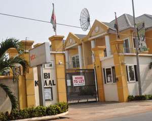 STX Ghana offices at the Airport Residential Area with the 39;House To Let39; sign