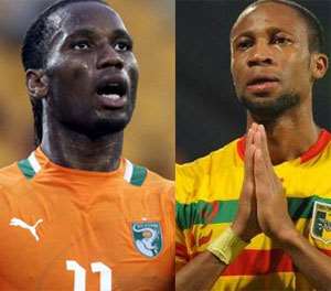 Didier Drogba and Seydou Keita