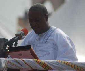 PRESIDENT JOHN MAHAMA-THE USUAL UNREPENTANT DISHONEST SELF