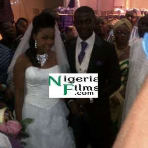 PICTURES: Kaffy's White Wedding With Joe Ameh