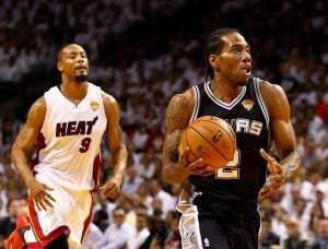 The San Antonio Spurs burst away from the Miami Heat