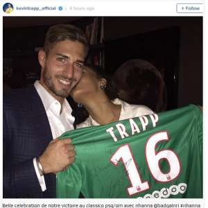 WATCH: PSG keeper gets a kiss from Rihanna for this penalty save