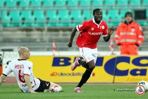 Kingsley Boateng scored the only goal of the game for Bari