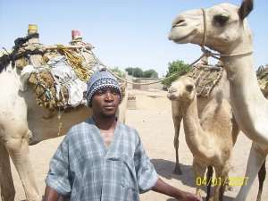 Photo by Abubakar Sematimba. While in Desert in 2007