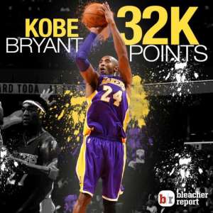 Legend: Kobe Bryant scores 32,000th NBA career point