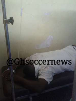 HOOLIGANISM: Ghanaian coach Kobina Amissah beaten to near-death by opposition fans, collapses and hospitalised