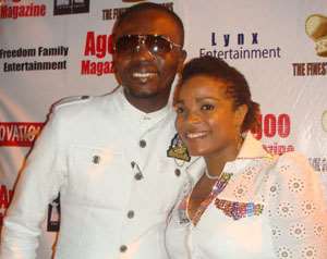 Kofi Okyere Darko KOD with wife Ophelia Crossland