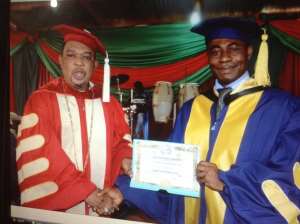 Ghanaian Doctor Receives Honorary PhD From Great Achievers University Spain