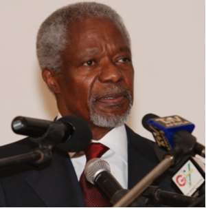 Kofi Annan at inauguration of F.L Bartels Foundation 2010
