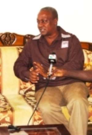 President Mahama worried about needless partisanship of President Mills death