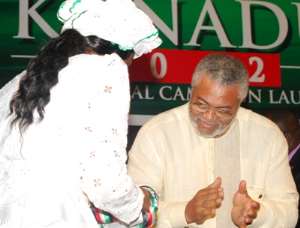 Mrs Rawlings launched her campaign Wednesday