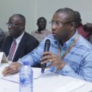 Dr Anthony Mawuli Sallar and Dr Gilbert Buckle at the event