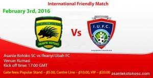 Kotoko pull out of international friendly against Nigerian side Ifeanyi Ubah
