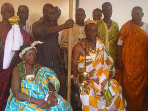 Nii Ajumaku Lamtey and the Queenmother