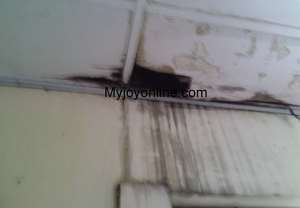 Photos: Leaking roof of male Surgical Ward at Tema General Hospital
