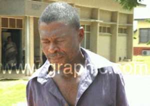 Wisdom Gawoe had  20 cards and 60 receipts of some prospective voters in his possession when he was arrested.