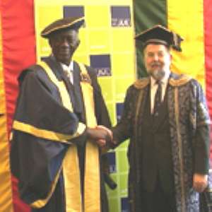 UK University Confers Honorary Fellowship On President Kufuor