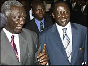Kufuor extends mission to Kenya