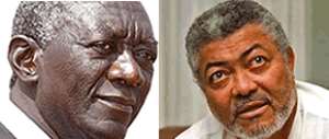 Former presidents Kufuor and Rawlings