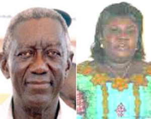 ODOMASE PRAISES KUFUOR, WIFE FOR NEW DISTRICTsings Akonta Akye yen Adee