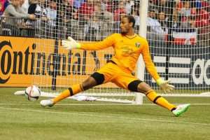 Adam Kwarasey made this great save late in the game against New York City