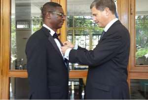 French Government honours Ghanaian citizen