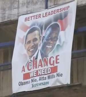 Obama for NDC, Romney, etal for NPP, therefore
