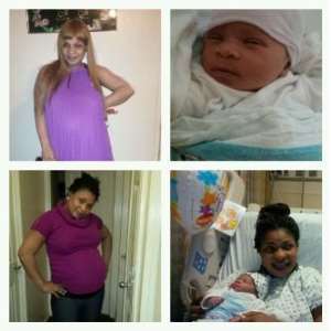 BREAKING NEWS: Laide Bakare Gets First Son For Tunde Oriowo In New York