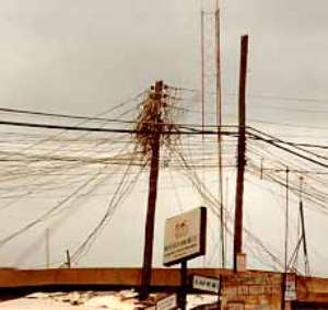 2,000 phone lines destroyed in Kumasi