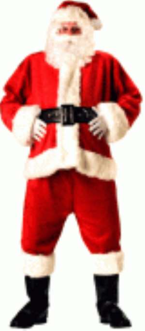 Father Christmas, Santa Claus or Papa Bronya dressed in his outfit.