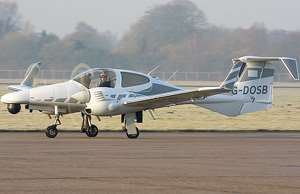 One of the controversial Jet Planes, DA42 which according to a deputy Information Minister will be used in arresting armed robbers