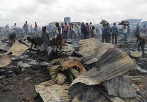 The burnt scene at Sodom and Gomorrah yesterday