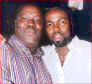 Johnny with Prince Tagoe