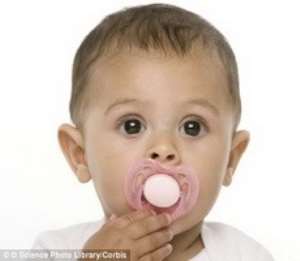 Sucking on dummies reduces the risk of Sudden Infant Death Syndrome because helps control a babys heart rate.