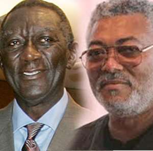 John Agyekum Kufuor and Jerry John Rawlings