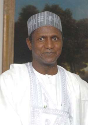 Nigerian President Umaru Yar Adua