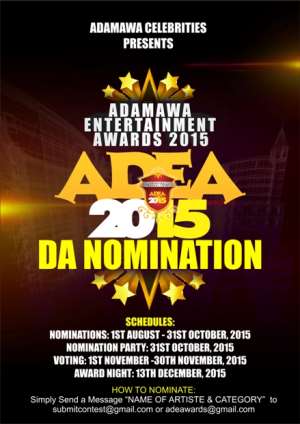 Adamawa Entertainment Awards Adea2015 Program Schedules