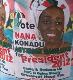 Posters of Nana Konadu Agyeman-Rawlings