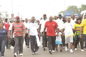 President urges Ghanaians to exercise regularly