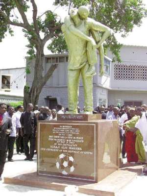 May 9 disater statue