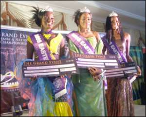 Miss Eastern Region, from left, Priscilla, Pamela, Christiana