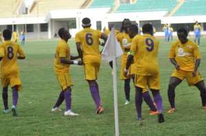 Medeama arrive in Accra for Super Cup clash against Ashantigold on Sunday