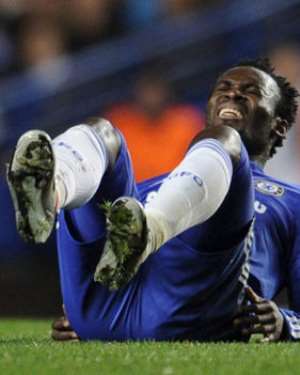 Chelsea ruled Michael Essien out for four weeks and may miss next years African Cup of Nations.