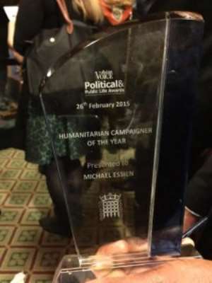 Michael Essien's award