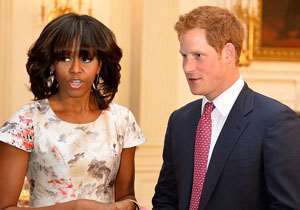 Michelle Obama welcomed Prince Harry to her home after his arrival in the U.S.
