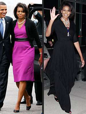The fashionable Michelle Obama