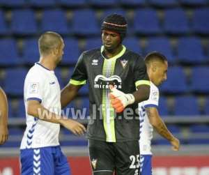 Razak Brimah: Spanish side C D Mirands fail to use Ghana keeper despite blocking his trip with Ghana