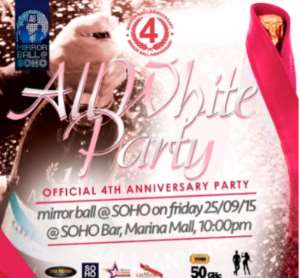 All White Affair  SOHO To Toast Mirror Ball 4th Year Anniversary